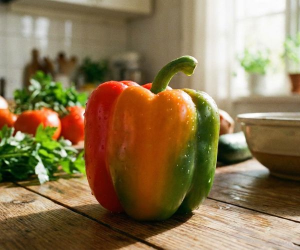 A bell pepper