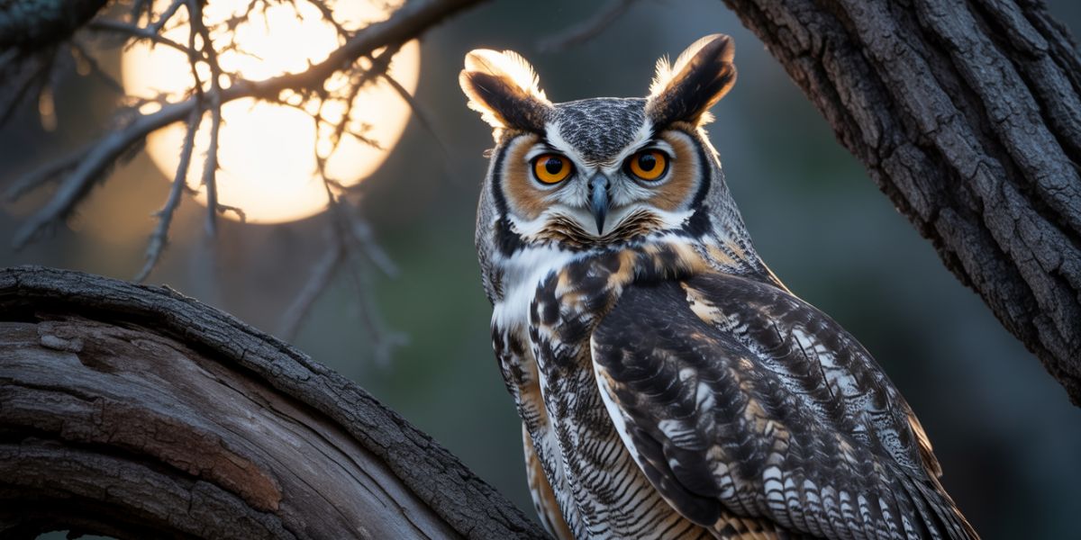 A nocturnal bird known for its eerie reputation can swivel its head almost 270 degrees.