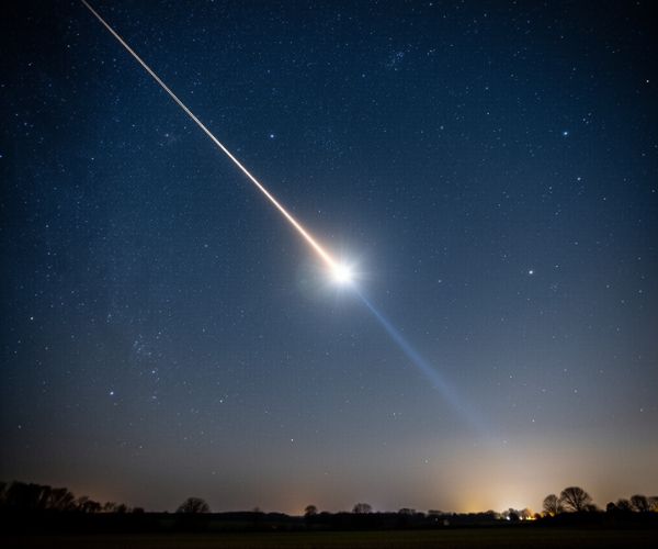 A type of satellite flare