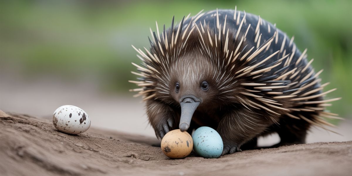 Besides echidnas, which other mammal lays eggs