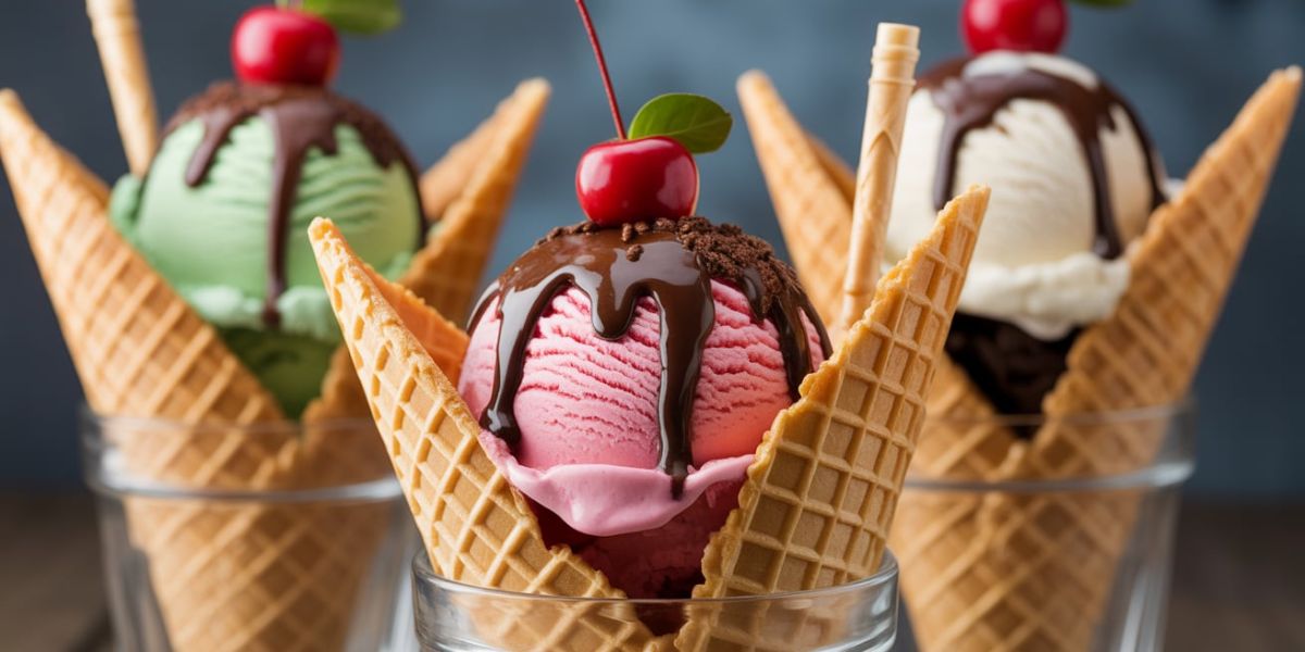 During which season are ice cream sundaes typically enjoyed the most