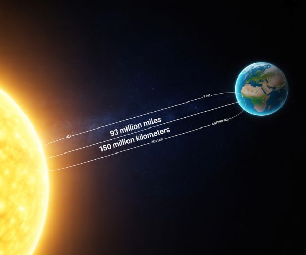 Earth's distance from the Sun