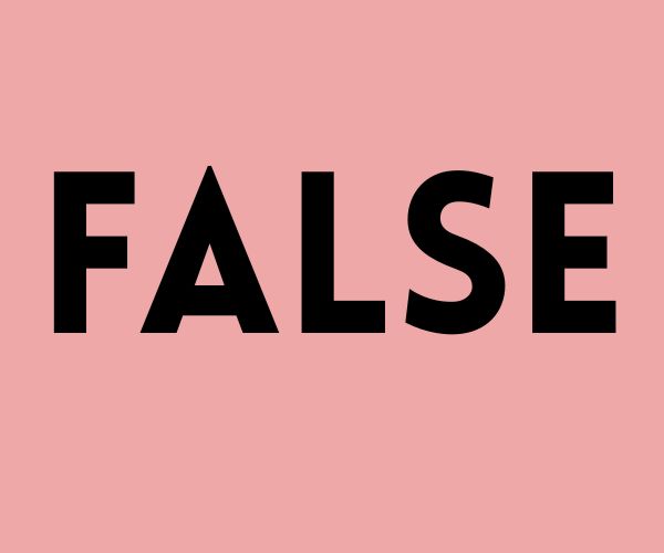 False