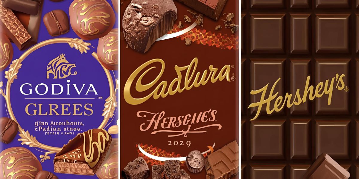 Godiva, Cadbury, and Hershey’s are all famous brands of what type of products