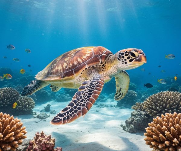 Hawksbill sea turtle