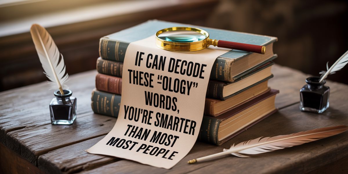 If You Can Decode These ‘-ology’ Words, You’re Smarter Than Most People