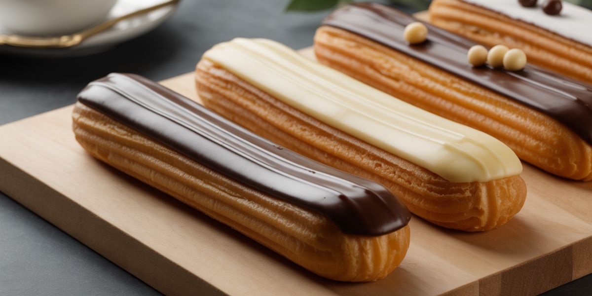 Is an éclair a type of cheese or a dessert
