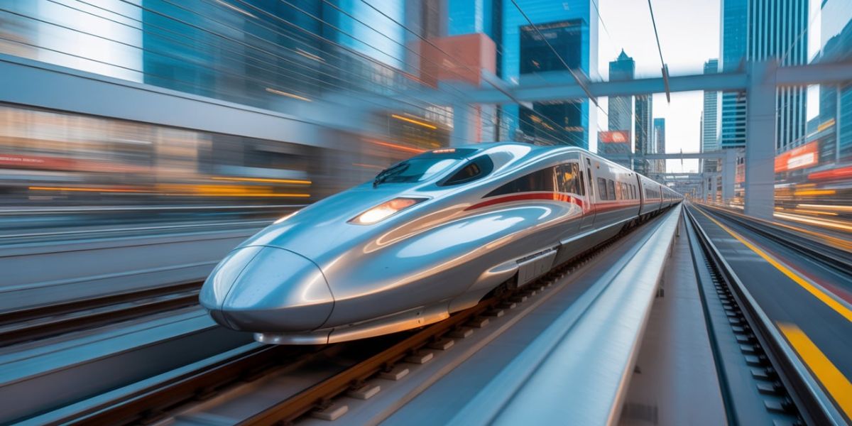 Like the ___ (traveling at high speed)