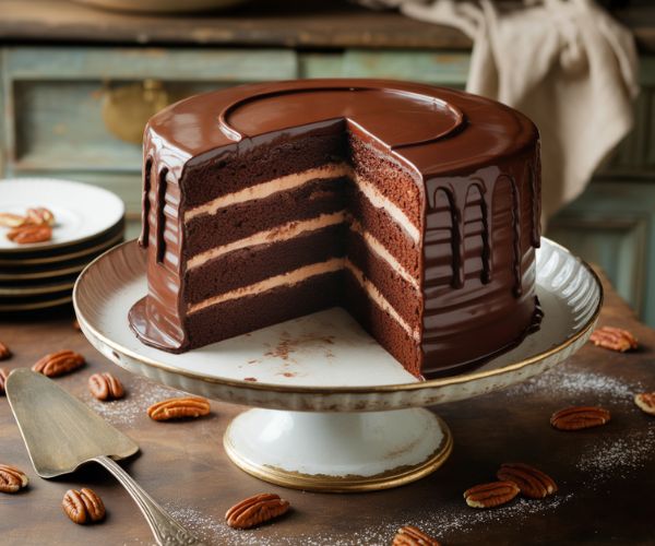Louisiana chocolate cake