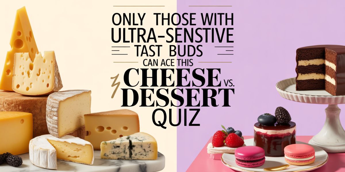 Only Those With Ultra-Sensitive Taste Buds Can Ace This Cheese vs. Dessert Quiz