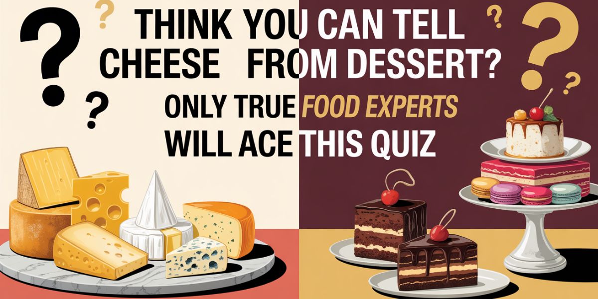Think You Can Tell Cheese from Dessert Only True Food Experts Will Ace This Quiz