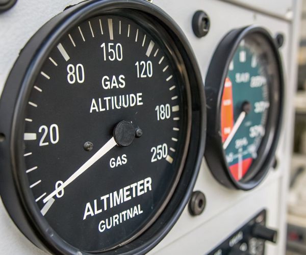 Type of gas and altitude