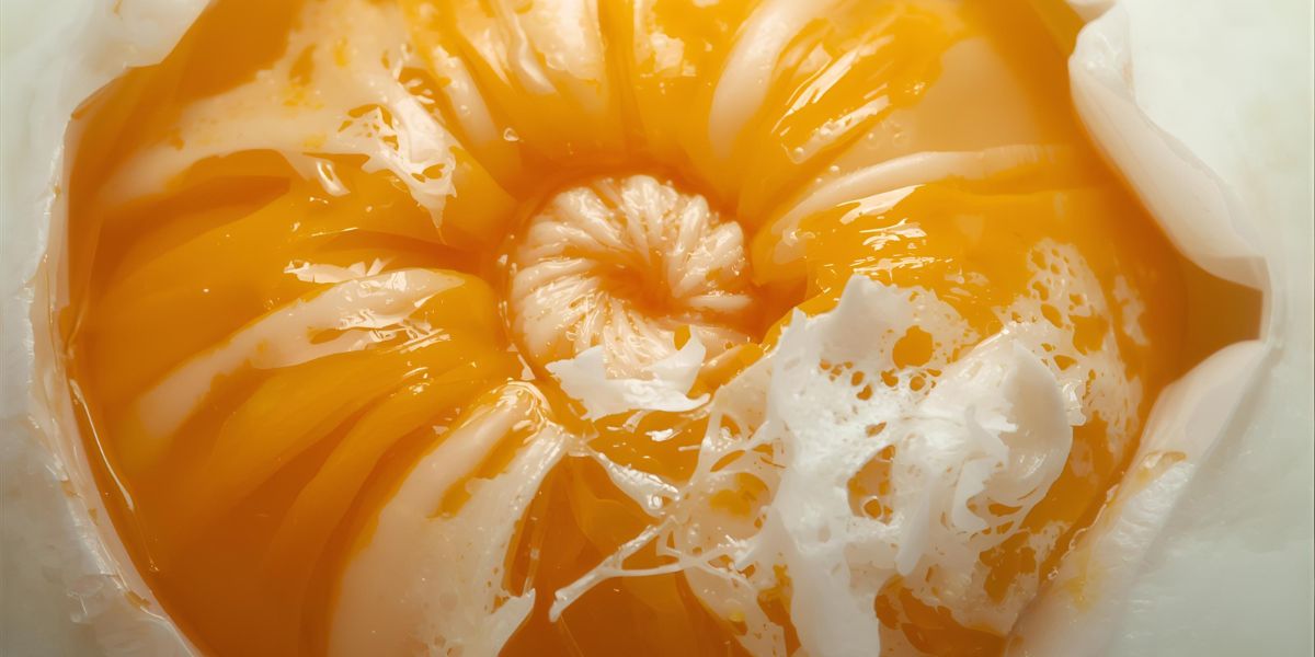 What do the white stringy bits in an egg, known as the chalaza, indicate