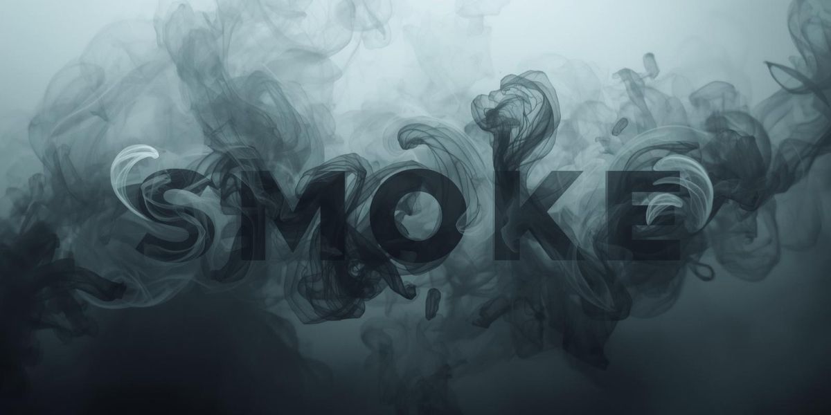 Which word combines 'smoke' and 'fog'?