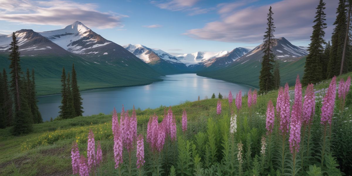 What is the official flower of the state of Alaska?