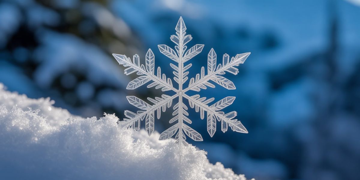 What is the number of sides on a standard snowflake