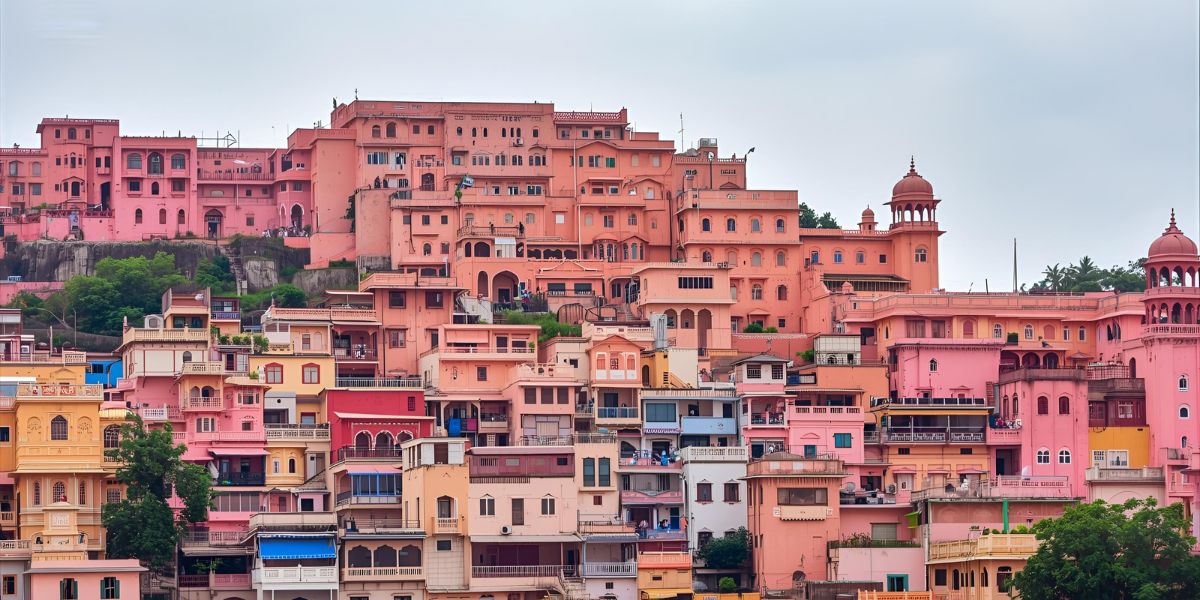 Which Indian city is famously called the Pink City due to its numerous pink-hued buildings