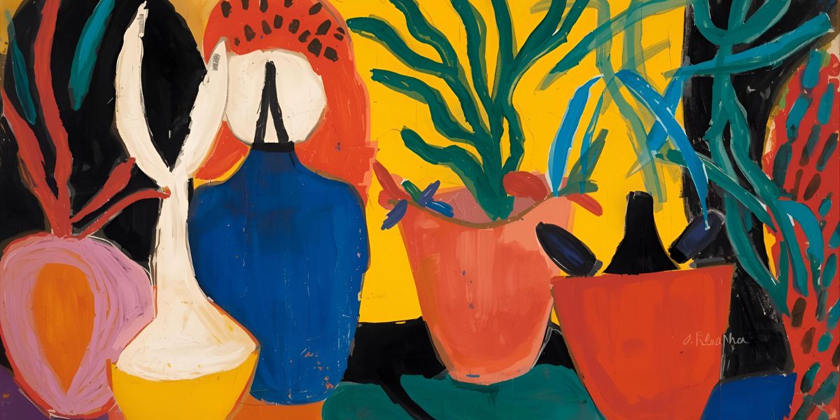 Which art movement is known for its vivid colors and abstract shapes, championed by artists such as Matisse