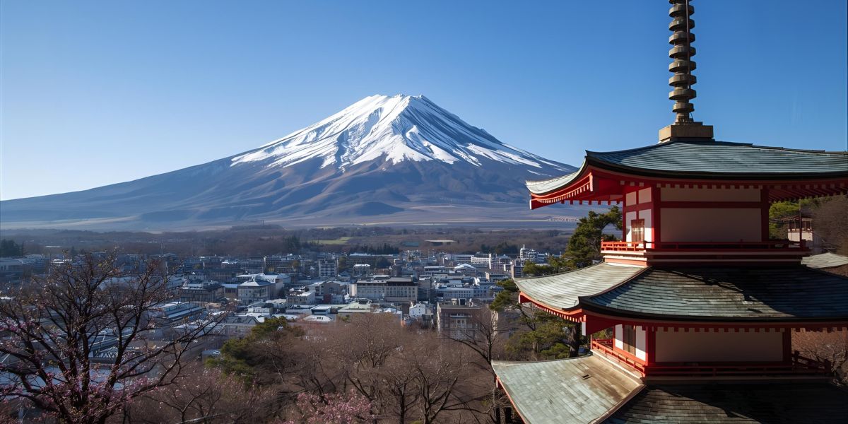 Which country is renowned for the iconic snow-capped Mount Fuji