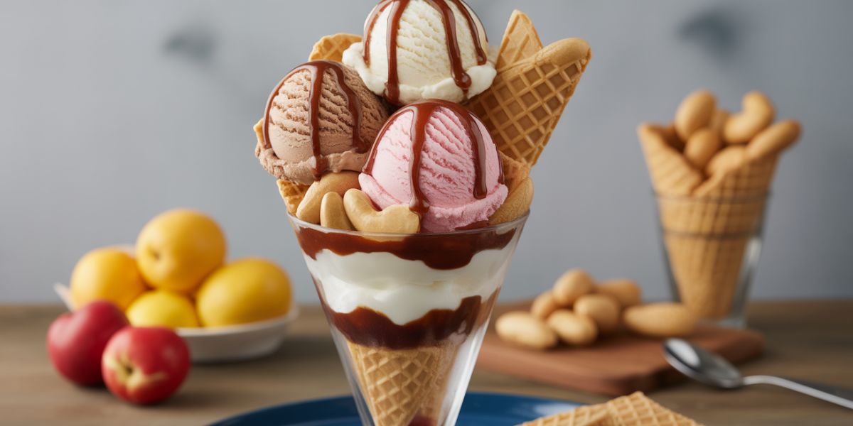 What is the main ice cream flavor used in a classic Dairy Queen Peanut Buster Parfait?