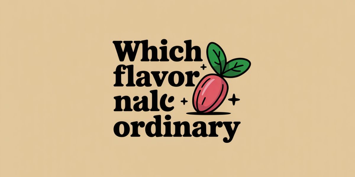 Which flavor name is occasionally used as slang to refer to something dull or ordinary