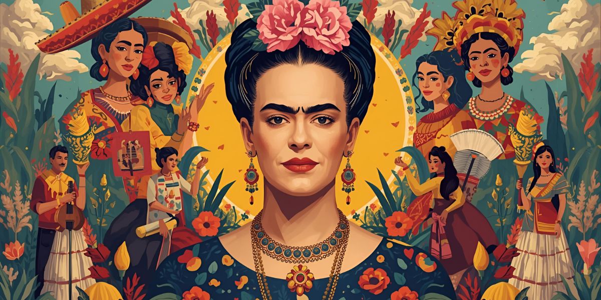 Which renowned woman artist is celebrated for her self-portraits and strong ties to Mexican culture