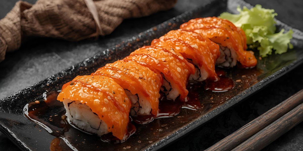 Which spicy sauce is commonly served with sushi