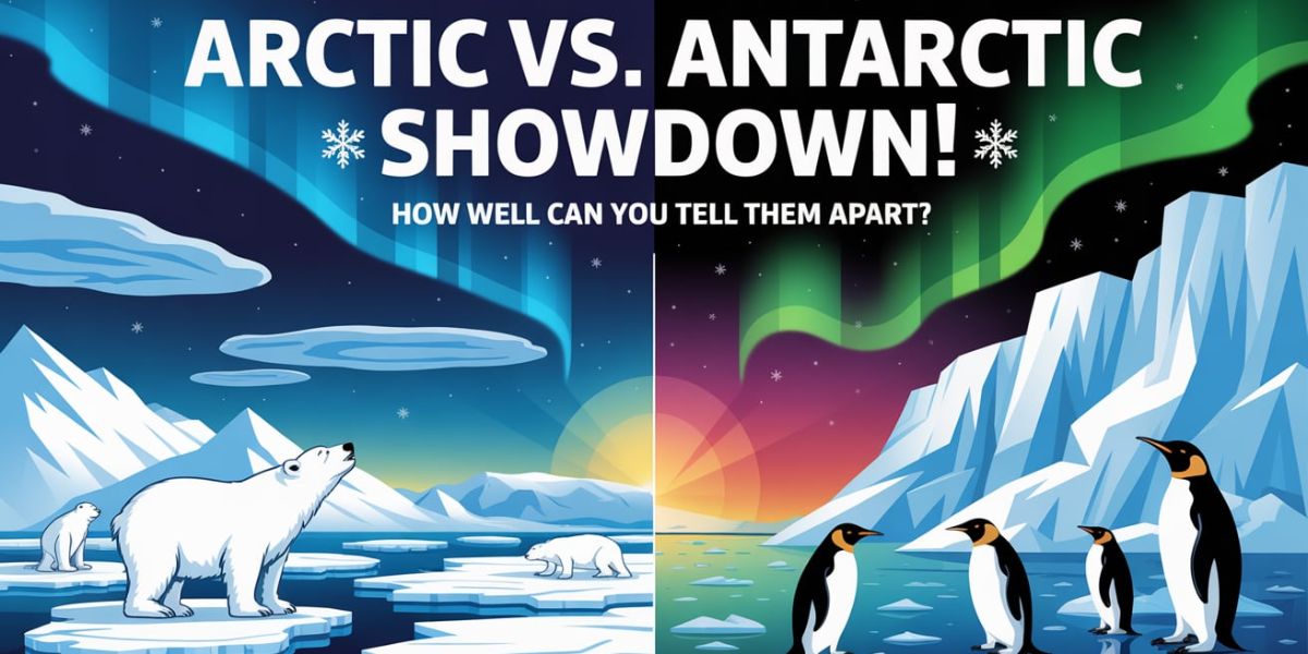 Arctic vs. Antarctic Showdown! ❄️ How Well Can You Tell Them Apart