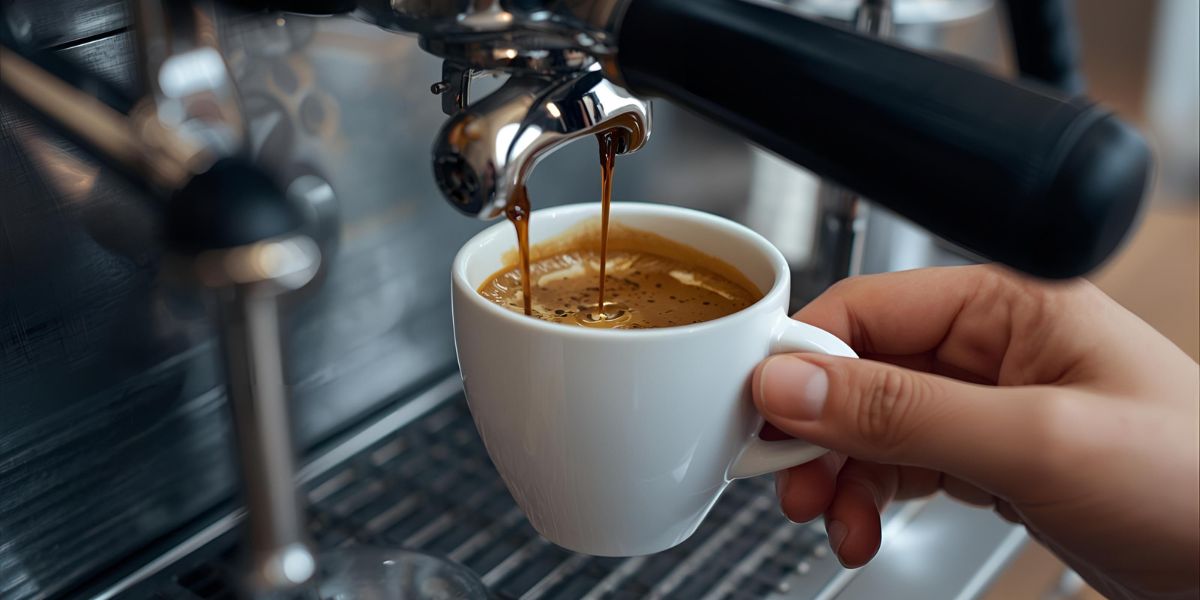 As you sip your coffee, what do you call the method of adding a bit of hot water to espresso to mellow its strength