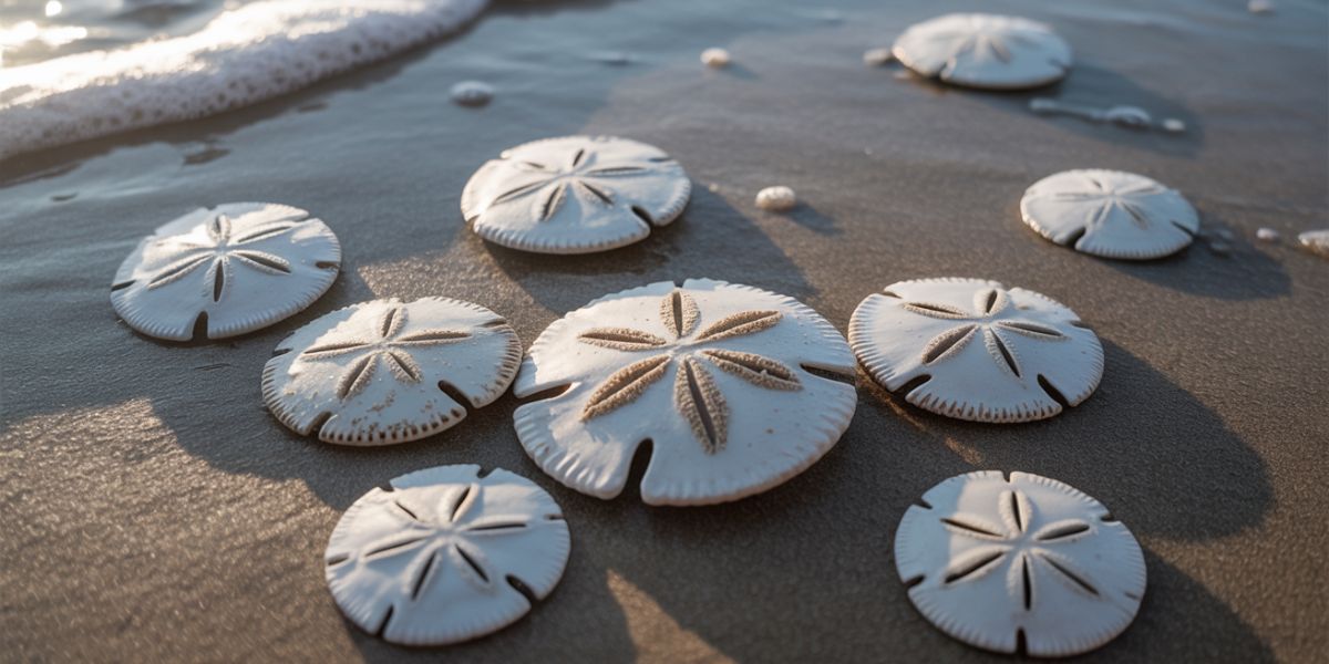 Beachcombers might spot these fascinating, flat treasures with a star-shaped pattern on top. They resemble tiny sand cookies! But what are they really called