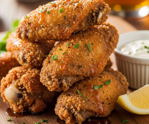 Breaded wings