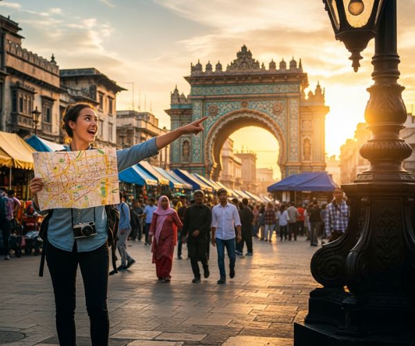 By following ocean currents