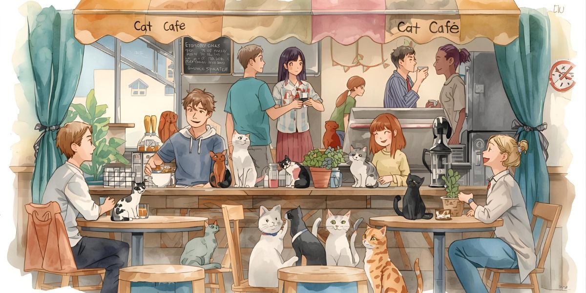 Can you guess which country was the first to bring the charming concept of cat cafés to the world
