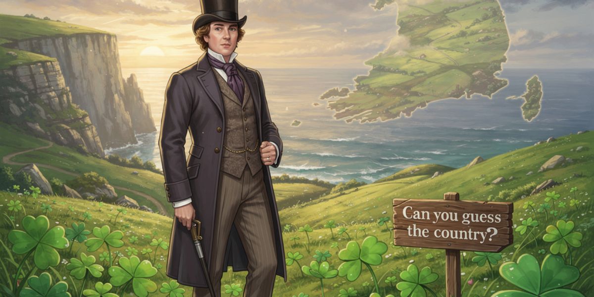 Can you name the country based on these three clues Oscar Wilde, the Emerald Isle, and the shamrock