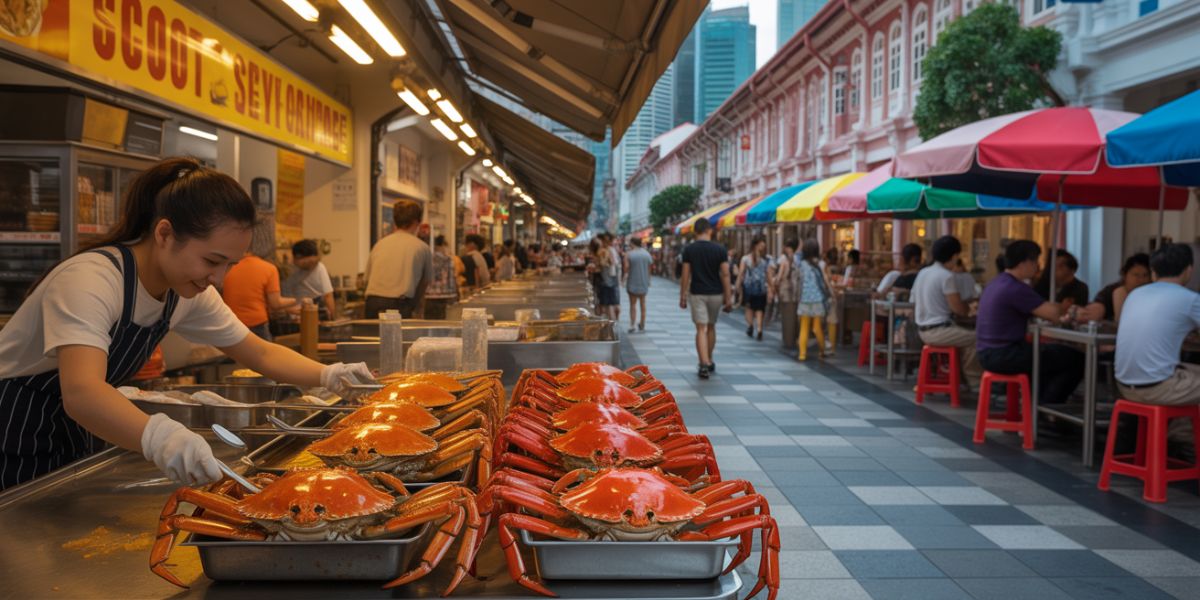 Clues tidy, safe with little crime, famous for chili crab.