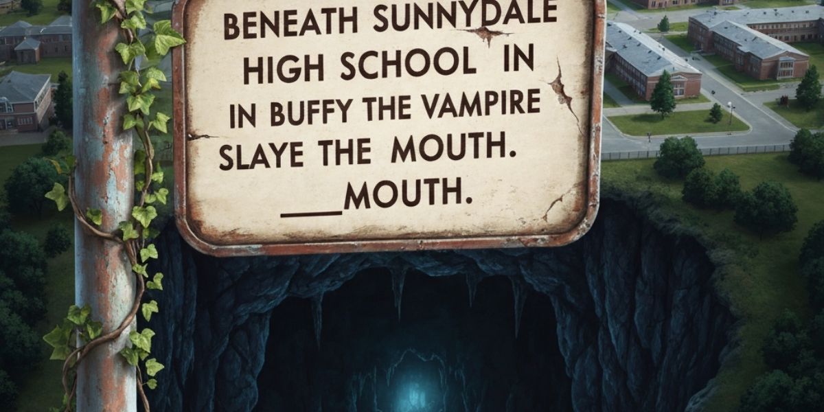 Complete the pop culture reference Beneath Sunnydale High School in Buffy the Vampire Slayer lies the ___mouth.