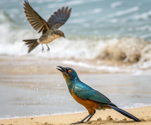 Cou cou and flying fish