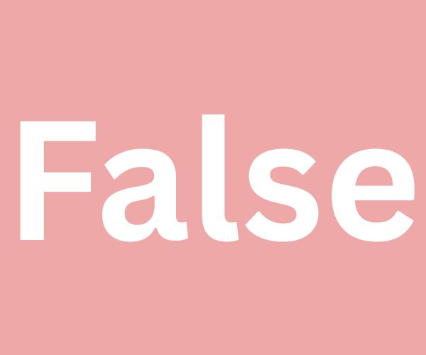 False
