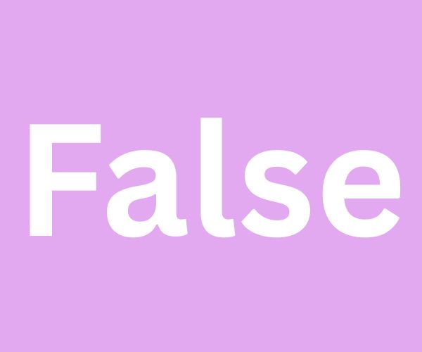 False