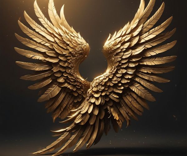 Golden wings