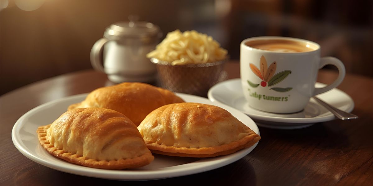 Identify the South American breakfast item in the image.