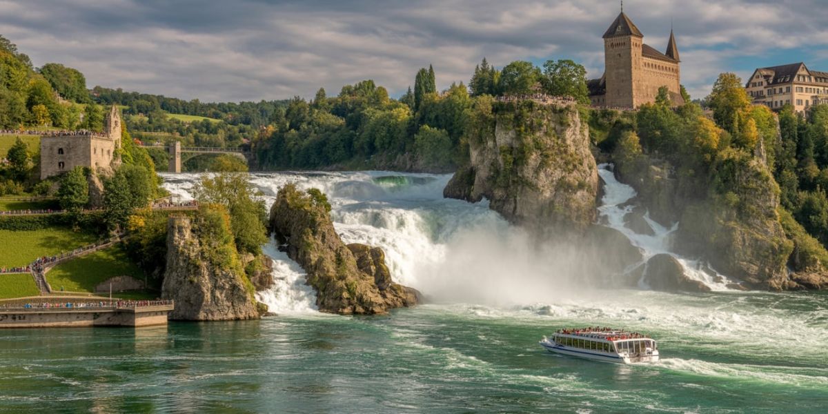 If you're seeing the Rhine Falls, where in the world are you