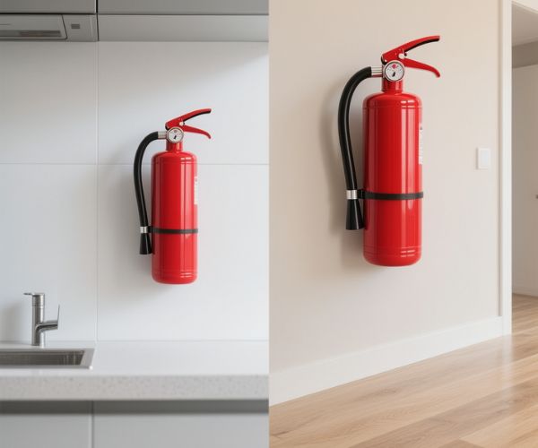 In every kitchen and one on every floor