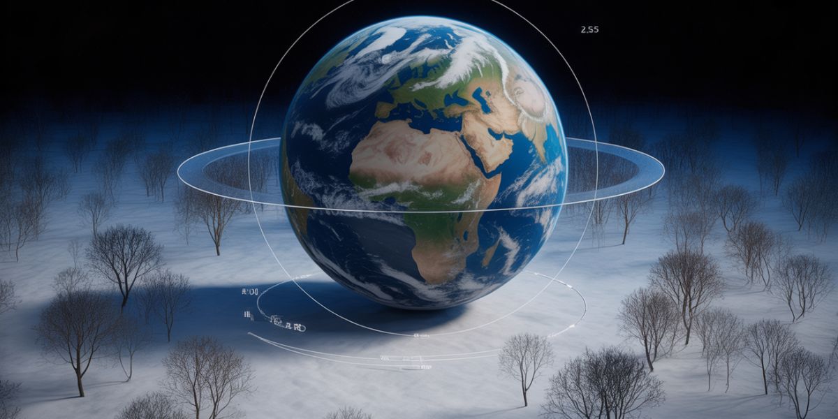 In regions with four distinct seasons, which one is characterized by shorter days and longer nights due to the Earth's axial tilt