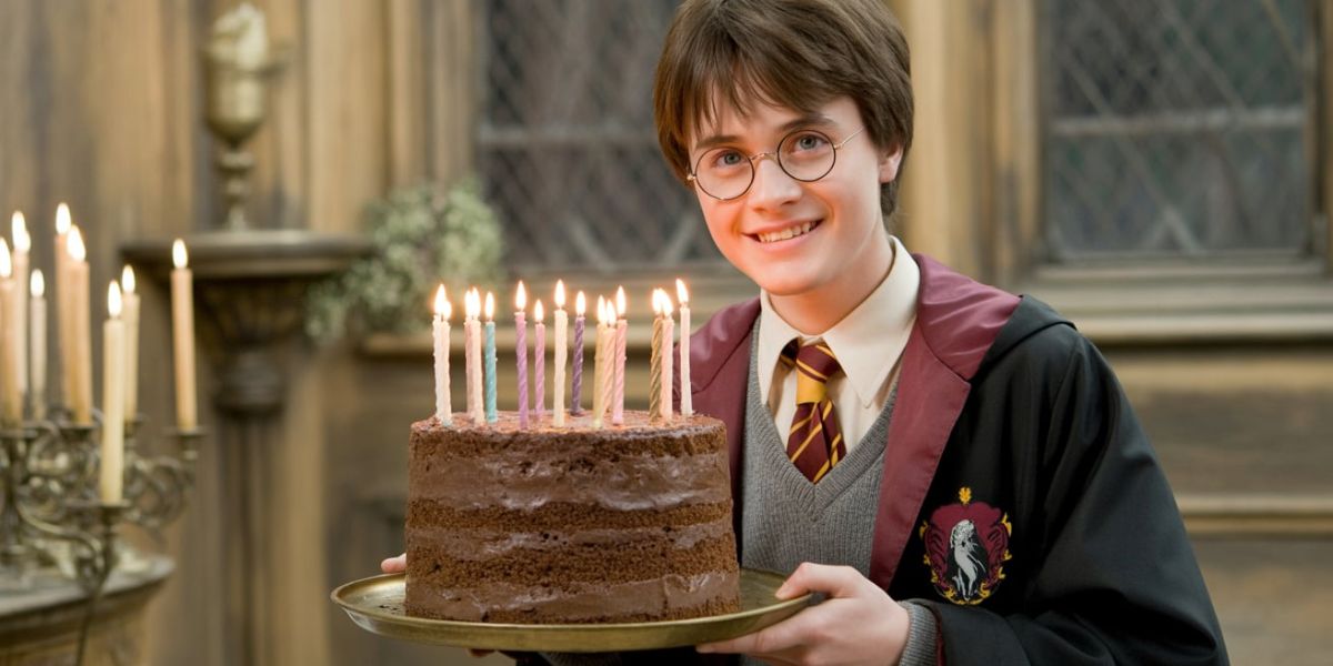 In the Harry Potter series, who was the first person to give Harry a birthday cake