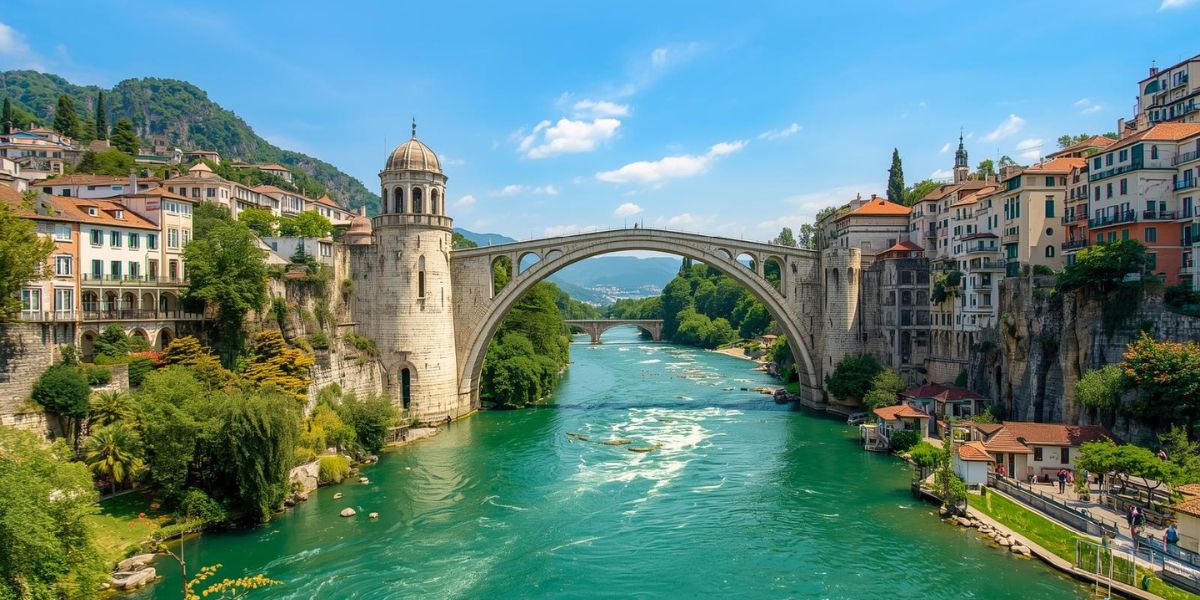 In which country is the Mostar Bridge located