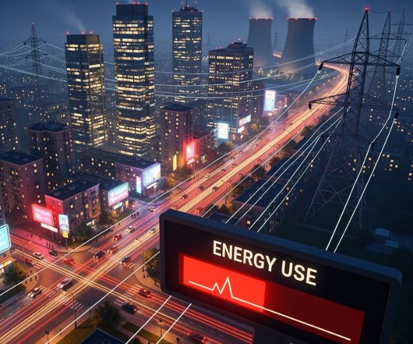 Increased energy consumption