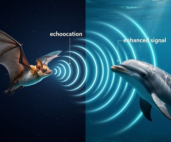 It enhances their echolocation abilities