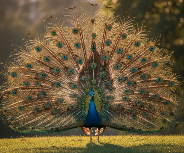 It is used for mating displays