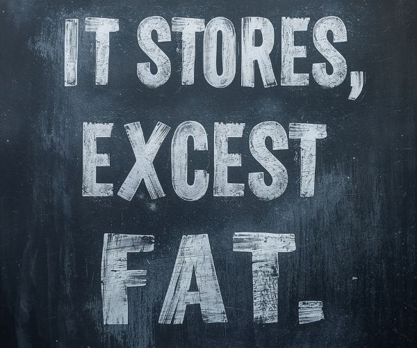 It stores excess fat